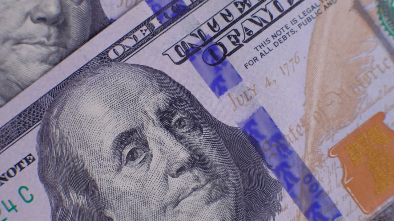 dólar de los estados unidos, tiro macro. fondo de dinero