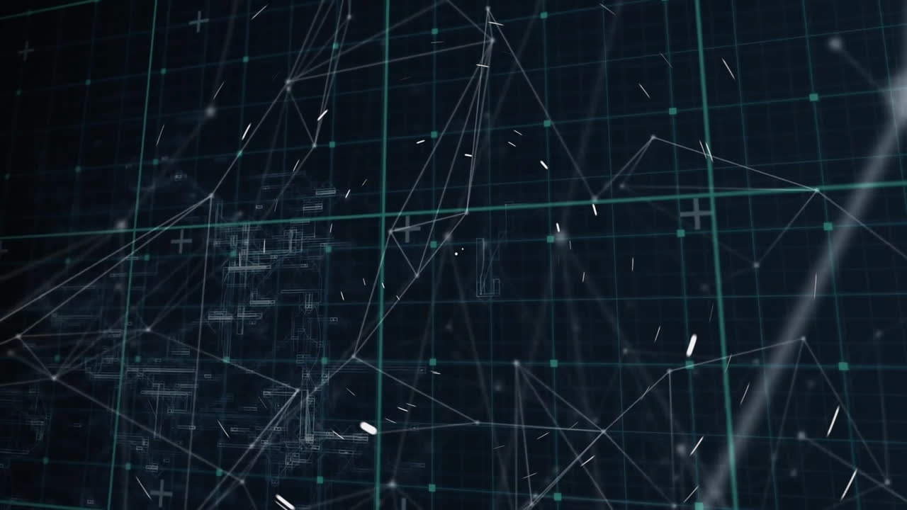 연결 네트워크를 통해 범위 스캐닝의 애니메이션