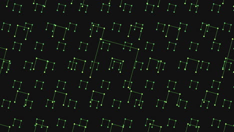 cuadrícula geométrica intrincado triángulo negro y verde y patrón cuadrado