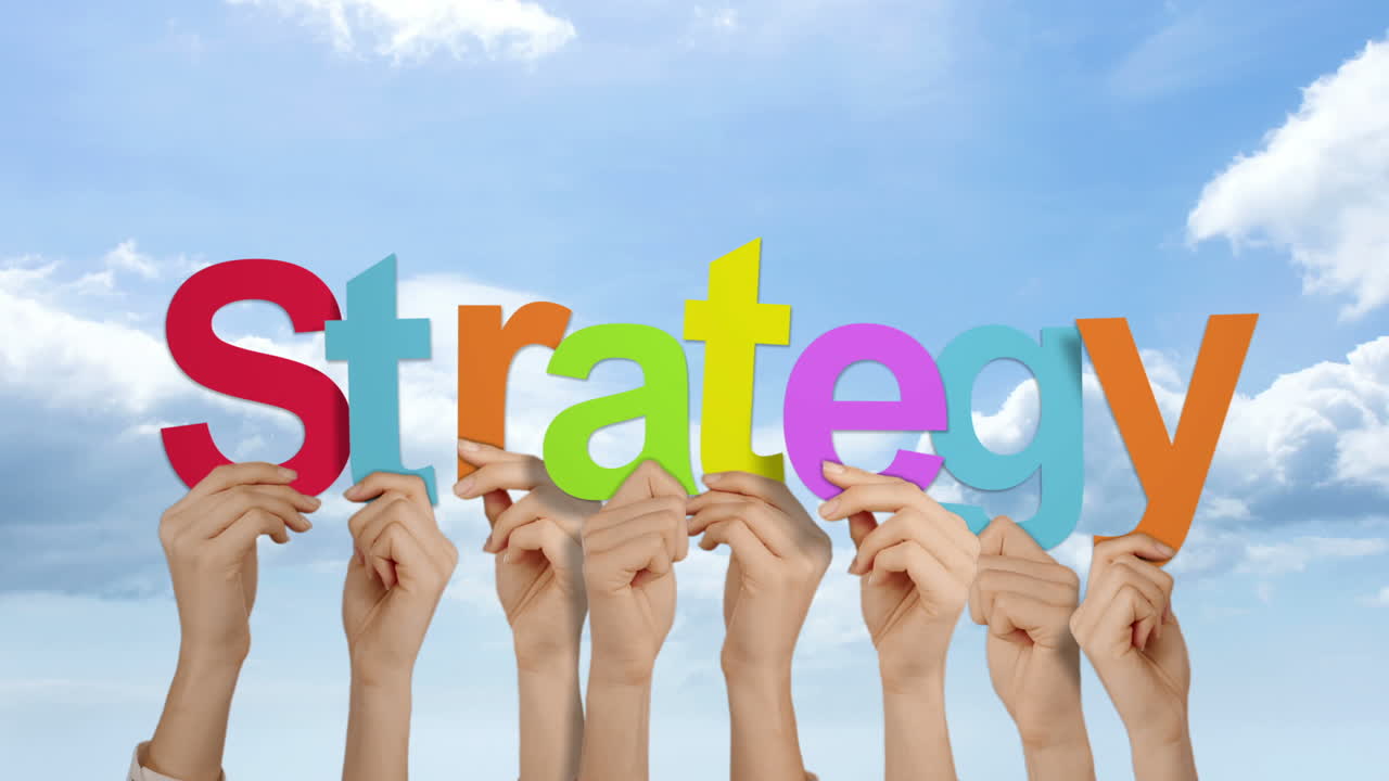 손을 들고 있는 전략