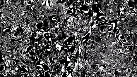 animation of haphazard monochromatic patterns sliding and floating down