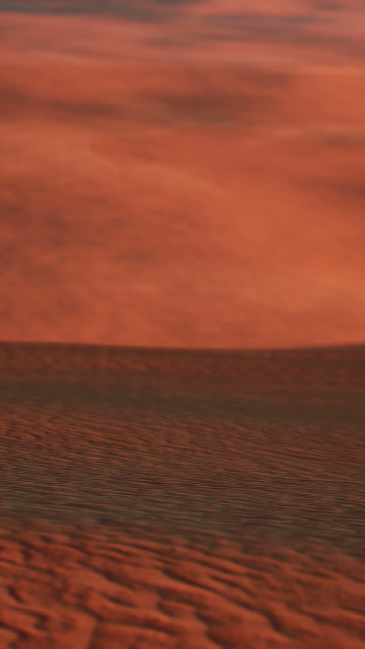 puesta de sol sobre las dunas del desierto