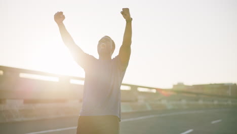 corredor, ciudad y ejercicio para maratón