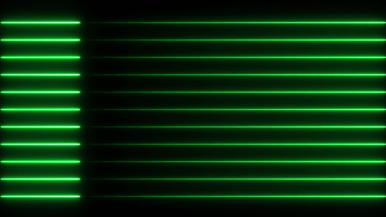 Green Neon Lines