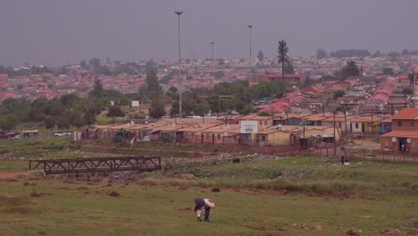 南非索威托镇 (soweto township) 的居民群落