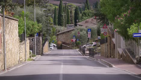 scenic italian countryside road