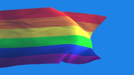 rainbow colors windy lgbt pride flag