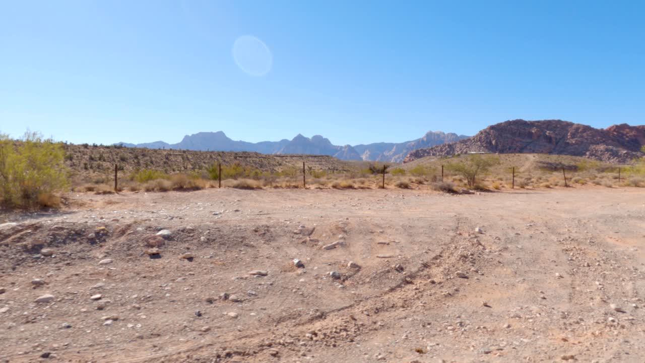 Nevada Mountains In The Desert