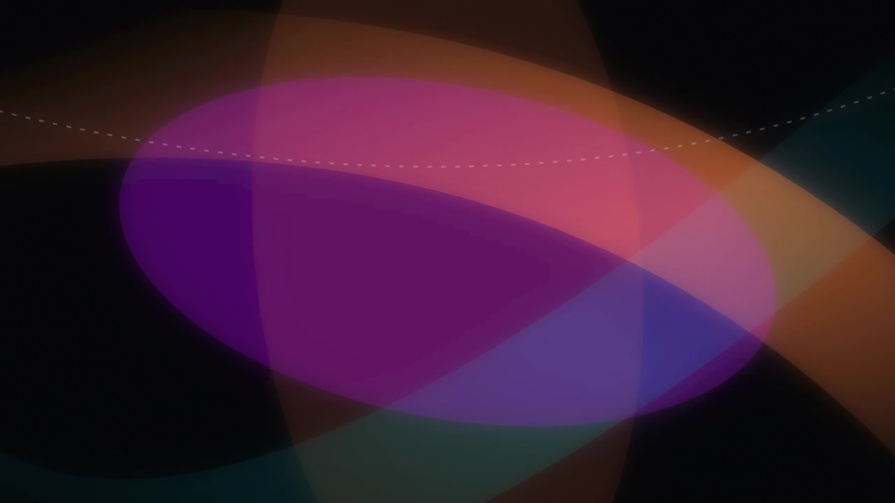 Abstract Motion Background with Overlapping Colorful Shapes and Dotted Lines