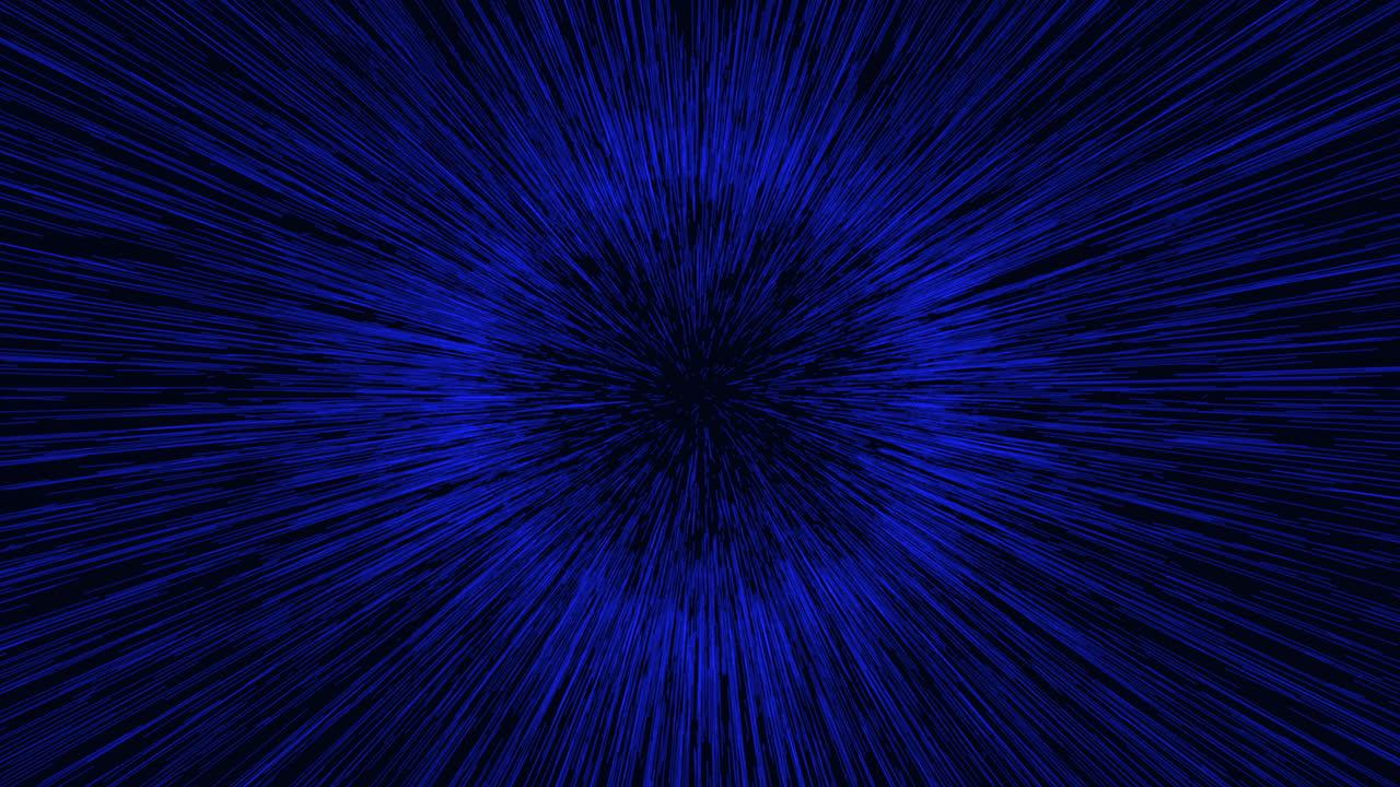 Sweeping circular lines dynamic blue and black pattern