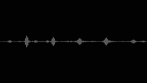 white and black audio visualization effect