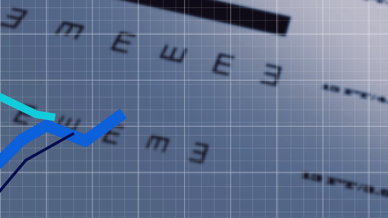 animación del procesamiento de datos sobre las letras