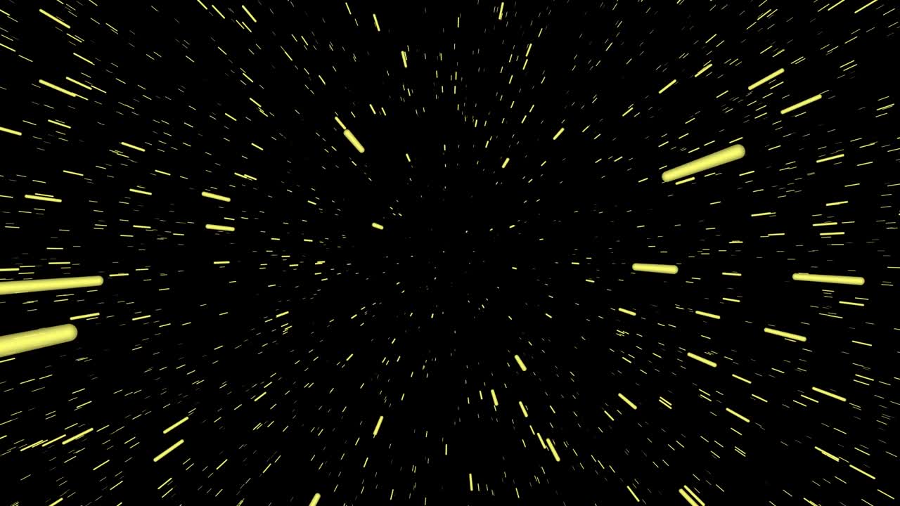 viajando a la velocidad de la luz en el espacio oscuro en 3d