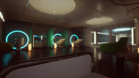 futuristic medical room