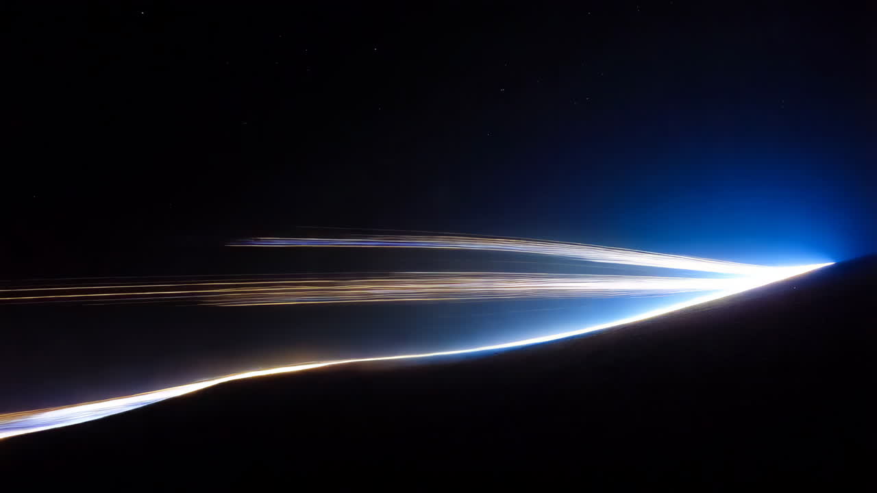 Night Sky Light Trails