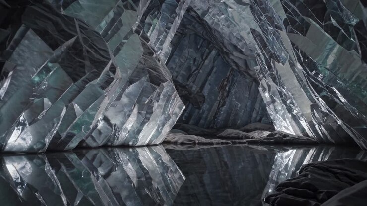 Crystalline Cave Interior