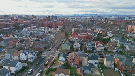 residential properties in the neighborhood of flushing in queens, new york city