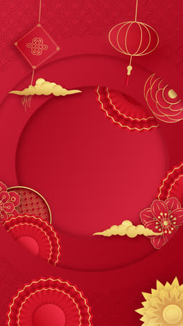 chinese new year decorative background