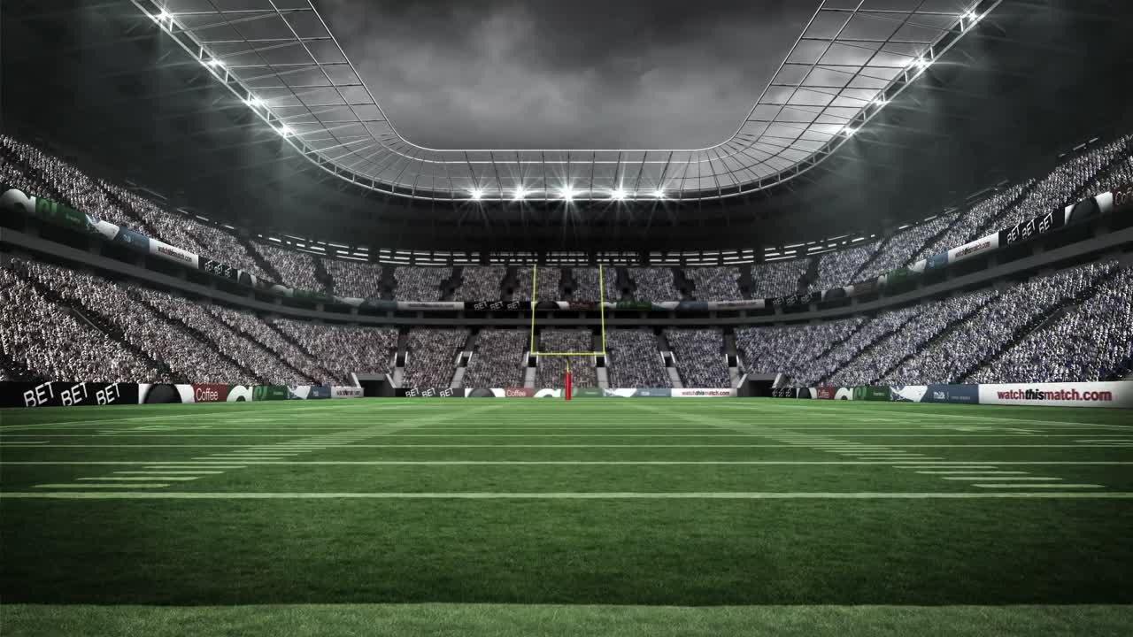 vista de un estadio de fútbol americano