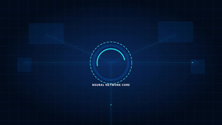 Digital Neural Network Core Interface Animation
