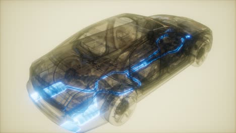 sistema de escape visible en el coche