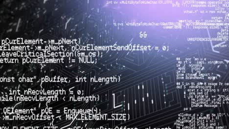 Computer-circuit-board-and-data-scrolling