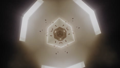 geometric kaleidoscope animated pattern