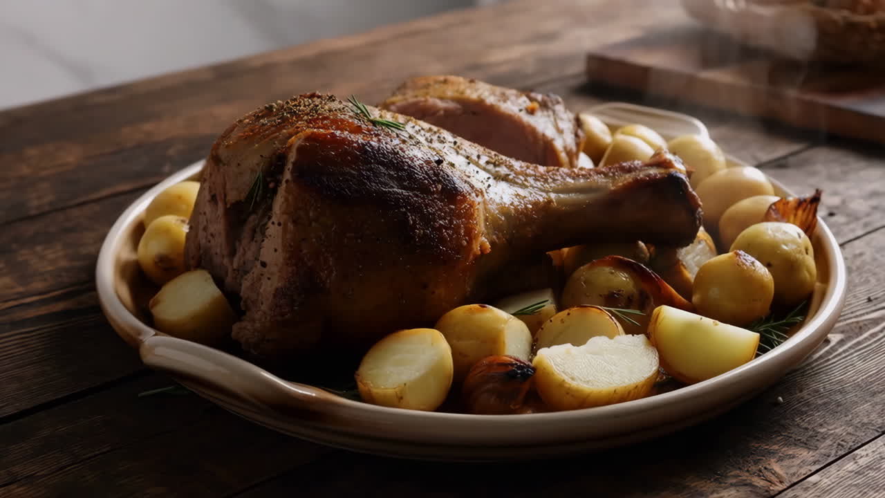 Roasted Chicken with Potatoes