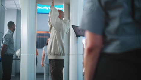 control de seguridad del aeropuerto