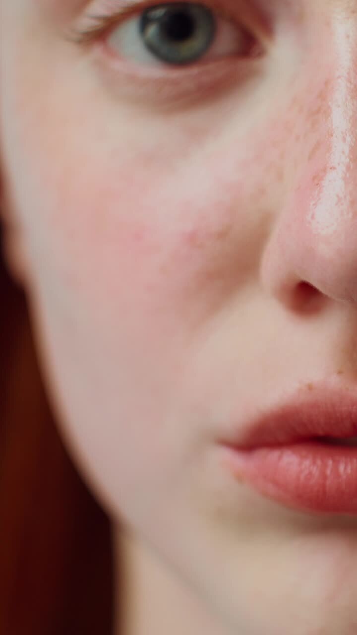 Close-up of a woman's face