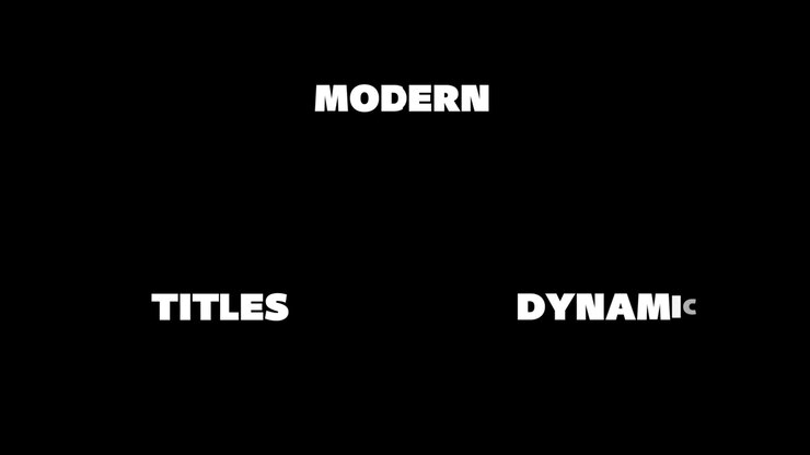 Dynamic Kinetic Typography Motion Graphics Template