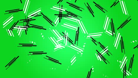 modern abstract scratches geometric motion background loop green