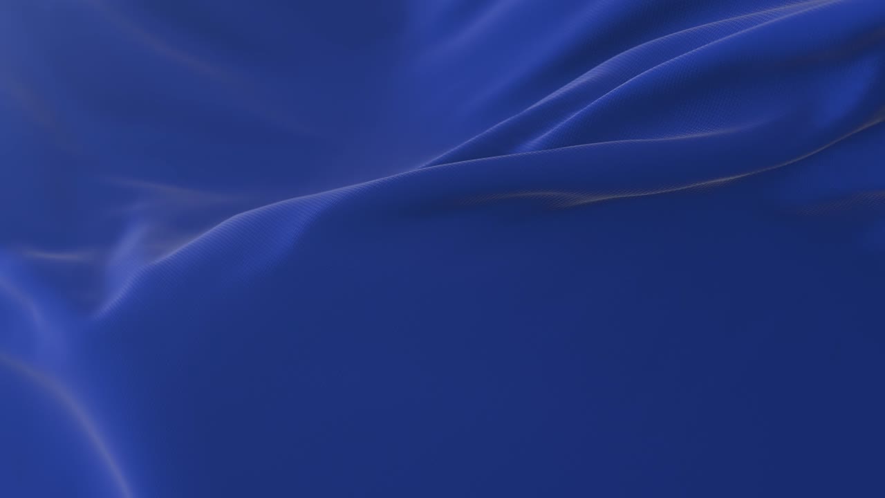 파란 발이 느린 루프로 바람을 향해 흔들리고 있습니다.