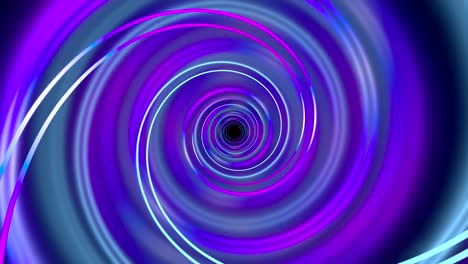 un túnel abstracto de 4k con luces de neón.