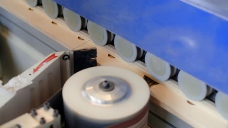Wood Planing and Sanding Machine in Action