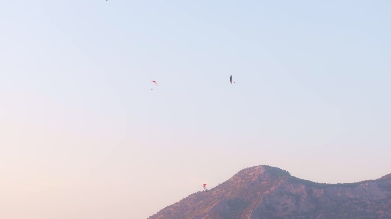 Turkey's Mediterranean sunset at Oludeniz beach