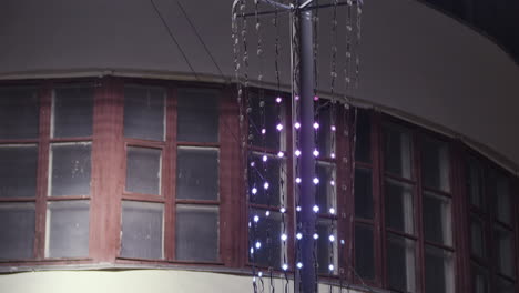 illuminated street light with led display