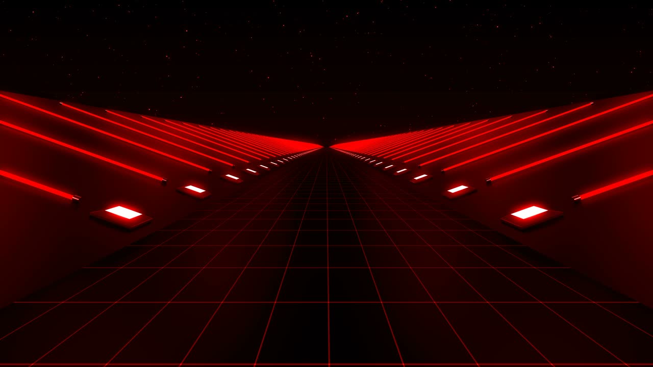 fondo brillante con bucles rojos infinito