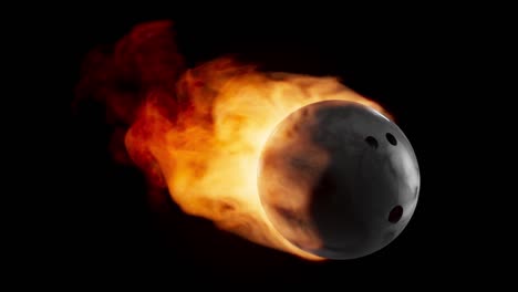 burning bowling ball loop