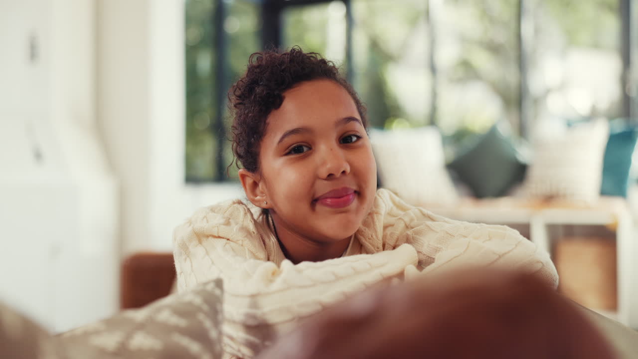 retrato de una chica sonriente