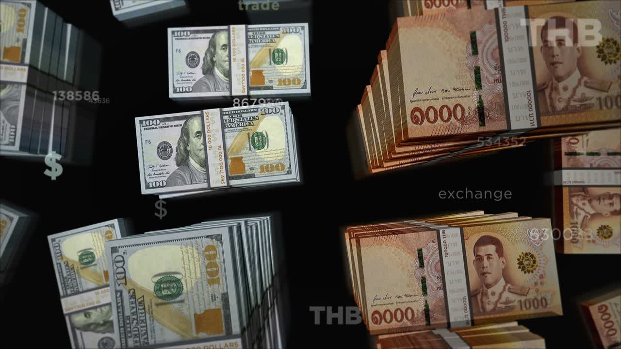 태국 바트 달러 환율 루프 애니메이션