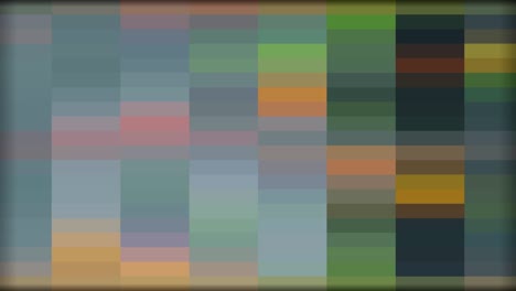 multicolor background of pixels in motion