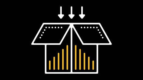 animación del icono de la línea de inicio con alfa