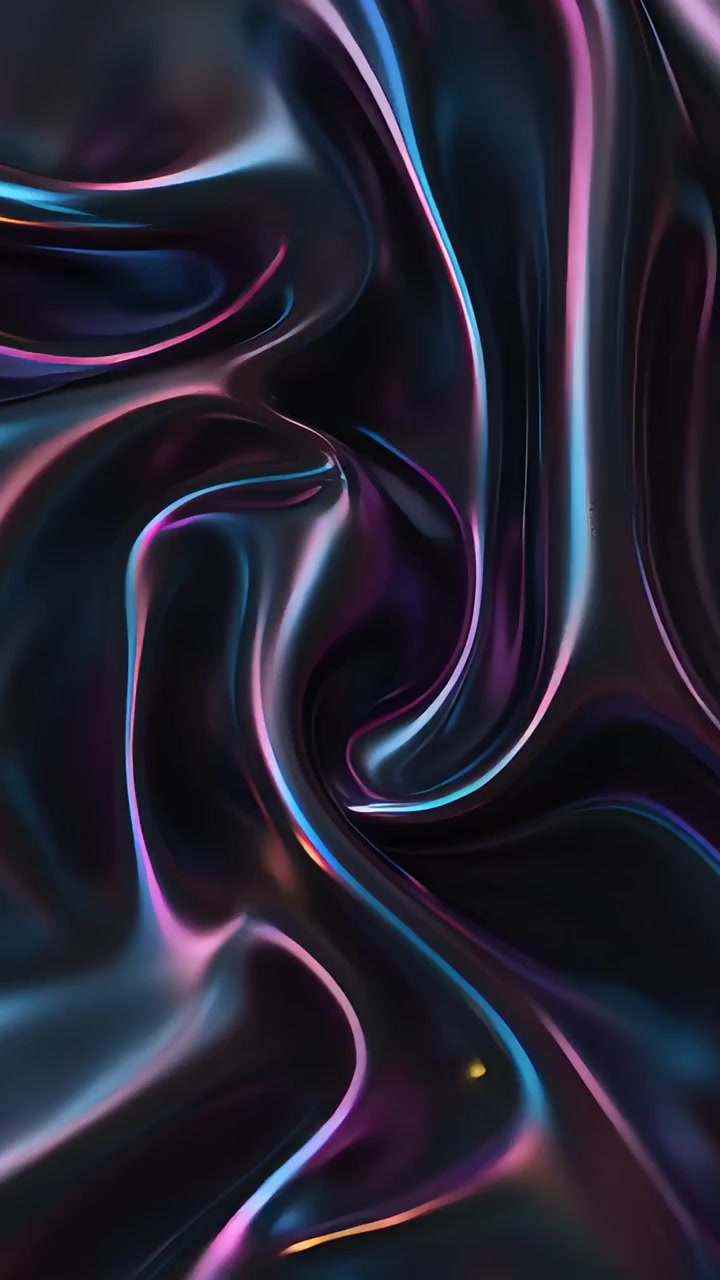 Sfondo di Onde Metalliche Astratte 4K