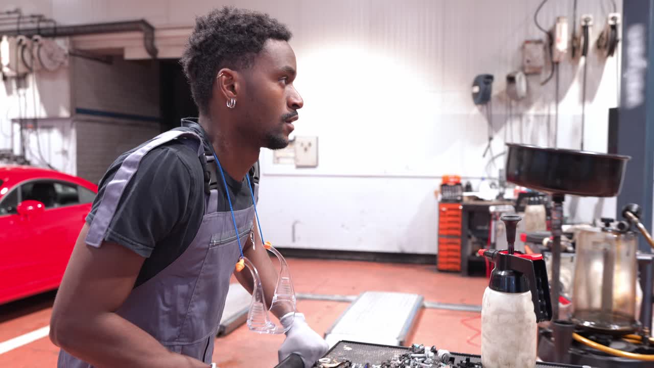 Mechanic in an Auto Repair Shop