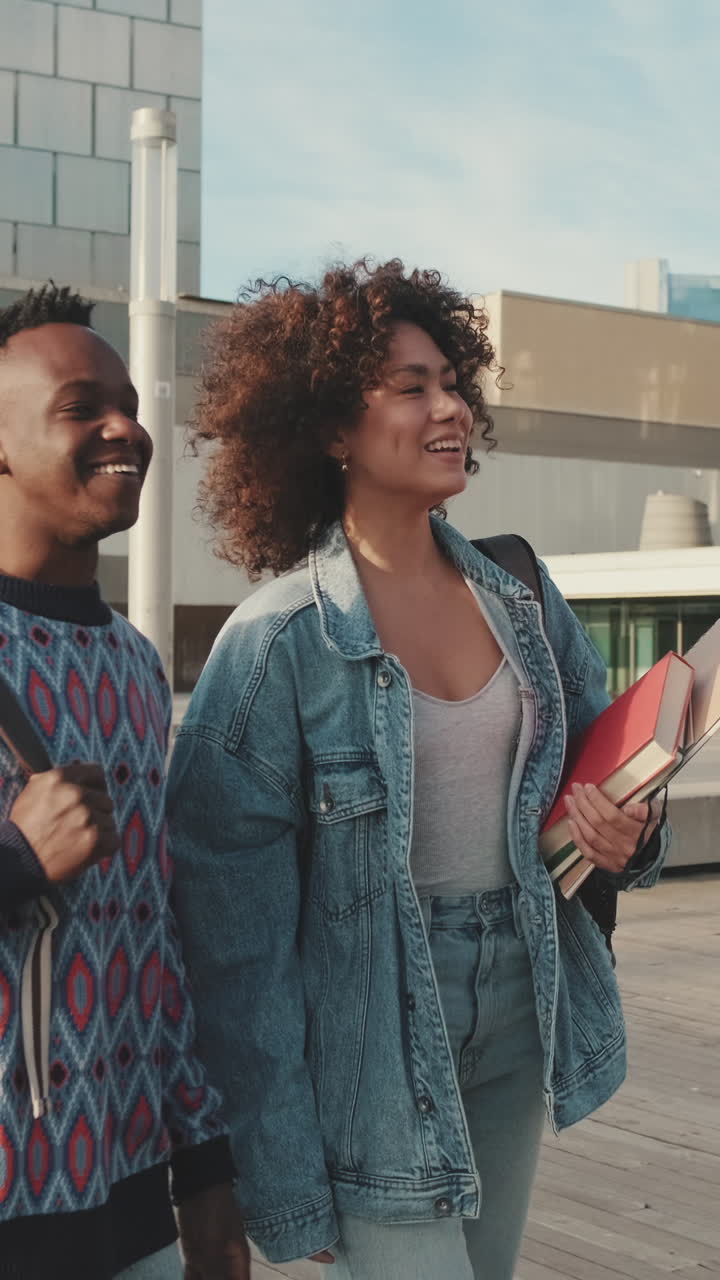 Friends greeting each other with a hug