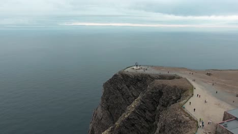 Cabo-Norte-(Nordkapp)-En-El-Norte-De-Noruega.