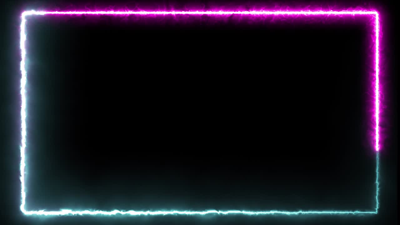 resplandor de color neón abstracto que se mueve en bucle sin costuras