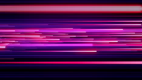 beautiful color rain pink-blue neon tubes illuminating. digital design concept. looped 3d animation of glowing lines