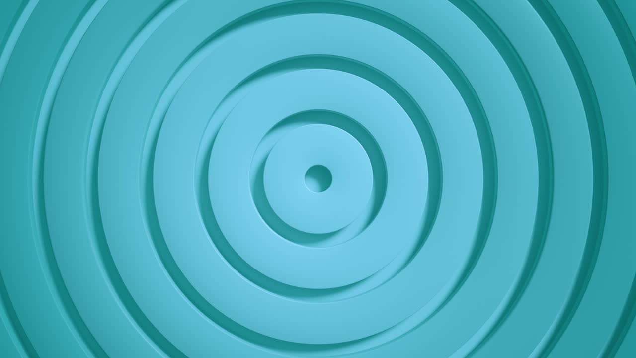 4k azul cielo claro fondo animado sin costuras en bucle. textura delicada, anillos circulares 3d con animación mínima para el fondo de texto de una presentación, evento, negocio. velocidad lenta.
